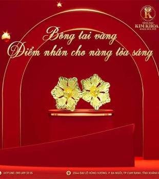Bông Tai Hoa Mai