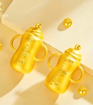 Bình Sữa Vàng Dễ Thương